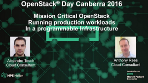 OpenStack Australia Day Slides - HPE